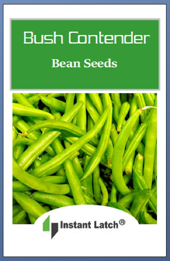 Contender Bush Bean Seeds NONGMO Fresh Garden Seeds Instant Latch