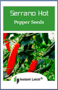 Serrano Hot Pepper Seeds | NON-GMO | Heirloom | Fresh Garden Seeds