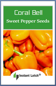 Coral Bell Sweet Pepper Seeds | NON-GMO | Heirloom | Fresh Garden Seeds
