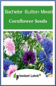Bachelor Button Cornflower Mixed Seeds | NON-GMO | Heirloom | Fresh Garden Seeds