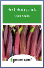 Load image into Gallery viewer, Red Burgundy Okra Seeds | NON-GMO | Heirloom | Fresh Garden Seeds