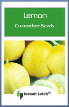 Load image into Gallery viewer, Lemon Cucumber Seeds | NON-GMO | Heirloom | Fresh Garden Seeds