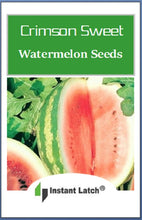 Load image into Gallery viewer, Crimson Sweet Watermelon Seeds | NON-GMO | Instant Latch Fresh Garden Seeds