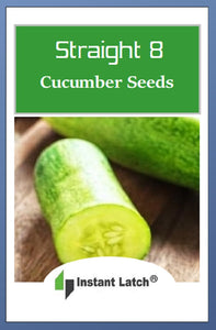 Straight Eight Cucumber Seeds | NON-GMO | Instant Latch Fresh Garden Seeds