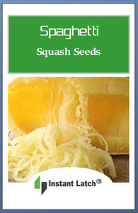 Spaghetti Squash Seeds | NON-GMO | Instant Latch Fresh Garden Seeds
