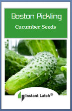 Load image into Gallery viewer, Boston Pickling Cucumber Seeds | NON-GMO | Fresh Garden Seeds