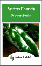 Load image into Gallery viewer, Ancho Poblano Grande Pepper Seeds for Planting NON-GMO Fresh Garden Seeds