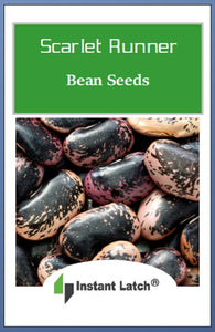 Scarlet Runner Bean Seeds | NON-GMO | Fresh Garden Seeds