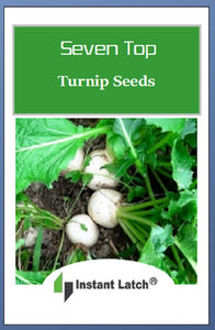 Seven Top Turnip Seeds | NON_GMO | Fresh Garden Seeds