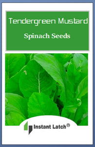 Tendergreen Mustard Spinach Seeds | NON-GMO | Fresh Garden Seeds