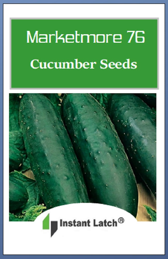 Marketmore 76 Cucumber Seeds NONGMO Fresh Garden Seeds Instant Latch