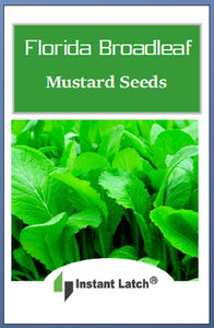 Florida Broadleaf Mustard Seeds | NON-GMO | Fresh Garden Seeds