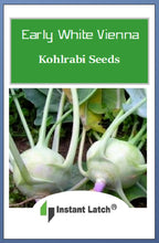 Load image into Gallery viewer, Early White Vienna Kohlrabi Seeds | NON-GMO | Heirloom | Fresh Garden Seeds