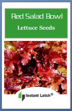 Load image into Gallery viewer, Red Salad Bowl Lettuce Seeds | NON-GMO | Heirloom | Fresh Garden Seeds