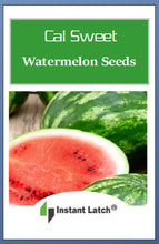 Load image into Gallery viewer, Cal Sweet Watermelon Seeds | NON-GMO | Heirloom | Fresh Garden Seeds