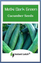 Load image into Gallery viewer, Metki Dark Green Armenian Cucumber Seeds | NON-GMO | Heirloom Fresh Garden Seeds