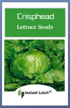 Load image into Gallery viewer, Crisphead Great Lakes Lettuce Seeds | NON-GMO | Heirloom | Fresh Garden Seeds