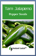 Load image into Gallery viewer, Tam Jalapeno Pepper Seeds | NON-GMO | Heirloom | Fresh Garden Seeds