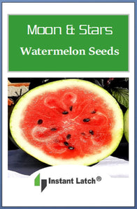 Moon and Star Watermelon Seeds | NON-GMO | Heirloom | Fresh Garden Seeds