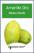 Load image into Gallery viewer, Amarillo Oro Melon Seeds for Planting NON-GMO Heirloom Fresh Garden Seeds