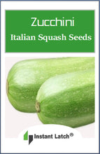 Load image into Gallery viewer, Italian Squash Zucchini Seeds for Planting NON-GMO Heirloom Fresh Garden Seeds