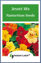 Load image into Gallery viewer, Jewel Mix Nasturtium Seeds for Planting NON-GMO Heirloom Fresh Flower Seeds