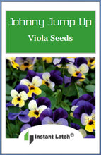 Load image into Gallery viewer, Johnny Jump Up Viola Seeds for Planting NON-GMO Heirloom Fresh Flower Seeds