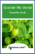 Load image into Gallery viewer, Tomatillo Seeds for Planting Grande Rio Verde NON-GMO Heirloom Fresh Garden Seeds