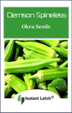 Load image into Gallery viewer, Clemson Spineless Okra Seeds | NON-GMO | Fresh Garden Seeds