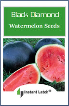 Load image into Gallery viewer, Black Diamond Watermelon Seeds | NON-GMO | Heirloom | Fresh Garden Seeds