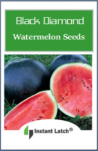 planting black diamond watermelon seeds Black Diamond Watermelon Seeds | NON-GMO | Heirloom