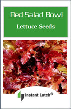 Load image into Gallery viewer, Red Salad Bowl Lettuce Seeds | NON-GMO | Heirloom | Fresh Garden Seeds