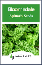 Load image into Gallery viewer, Bloomsdale Long Standing Spinach Seeds for Planting NON-GMO Heirloom Fresh Garden Seeds