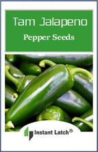 Load image into Gallery viewer, Tam Jalapeno Pepper Seeds | NON-GMO | Heirloom | Fresh Garden Seeds