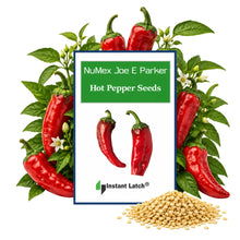 Load image into Gallery viewer, NuMex Joe E Parker Hot Pepper Seeds for Planting  NON-GMO Heirloom Fresh Garden Seeds