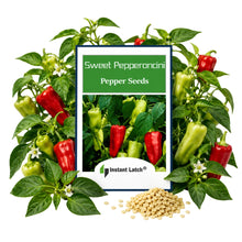 Load image into Gallery viewer, Sweet Pepperoncini Pepper Seeds for Planting NON-GMO Heirloom Fresh Garden Seeds