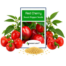 Load image into Gallery viewer, Red Cherry Sweet Pepper Seeds | NON-GMO | Heirloom | Fresh Garden Seeds