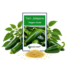 Load image into Gallery viewer, Tam Jalapeno Pepper Seeds | NON-GMO | Heirloom | Fresh Garden Seeds